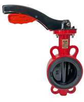 Дисковый поворотный затвор с алюминиевой рукояткой REON тип RSV81RED