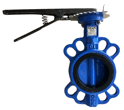 Дисковый поворотный затвор с чугунной рукояткой REON тип RSV80