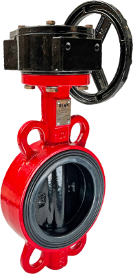 Дисковый поворотный затвор с редуктором REON тип RSV83RED